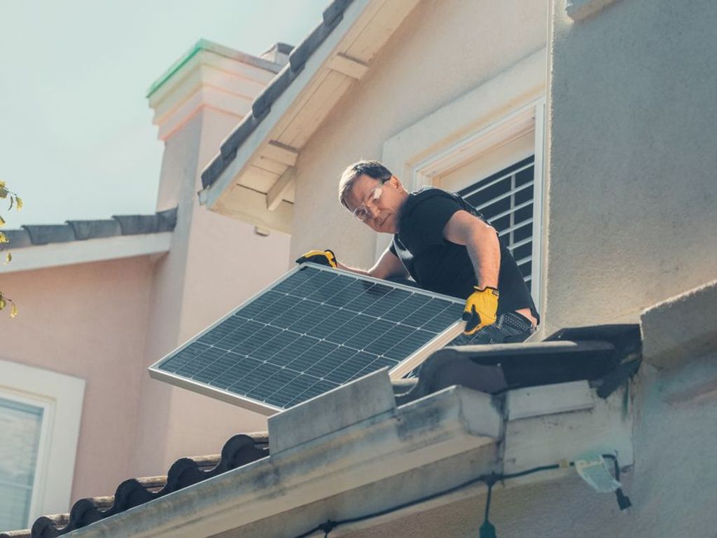 solar panel roof